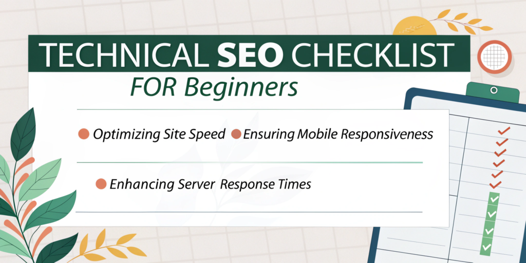 Technical SEO Checklist for Beginners: Improve Website Performance